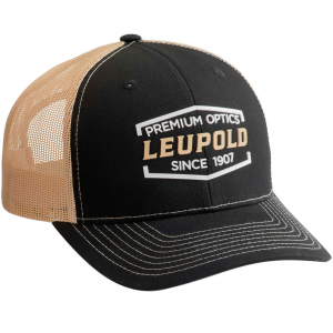 LEUPOLD Premium Weld Black/Vegas Gold Trucker Hat (179860)