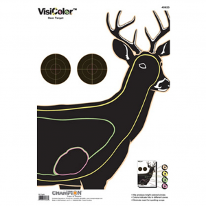 CHAMPION TARGETS Visicolor Deer Target 10/Pk, Card (45823)
