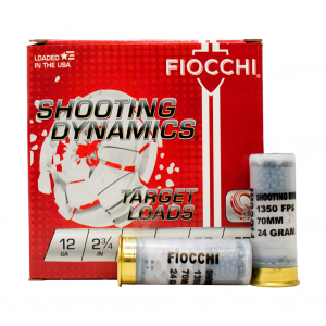 FIOCCHI Target Loads 12ga 2.75in 7/8oz 7.5 Shot 25 Box/10 Case Shells (12SD78H7)