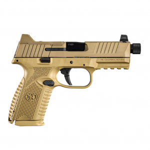 FN AMERICA 509 Midsize Tactical 9mm 4.5in 1x15rd 1x24rd FDE Semi-Automatic Pistol (66-100745)