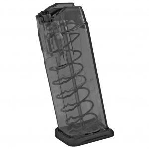 Elite Tactical Systems Group Magazine, 9MM, 10 Rounds, Fits Glock 19, Polymer, Smoked GLK-19-10