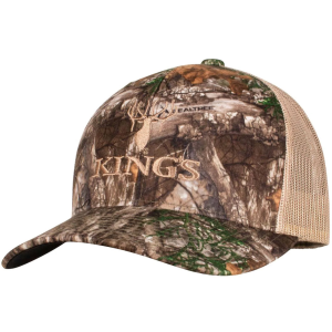 KINGS CAMO Kings Realtree Edge Trucker Hat (112-KCLOGO-RE)