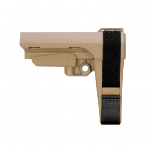 SB TACTICAL SBA3 FDE Adjustable Pistol Stabilizing Brace (SBA3X-02-SB)