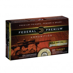 FEDERAL Gold Medal Sierra Matchking 6.5 Creedmoor 140Gr BTHP 20rd Box Rifle Ammo (GM65CRD1)