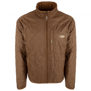 DRAKE Delta Quilted Fleece Lined Tobacco Jacket (DW1071-TOB)