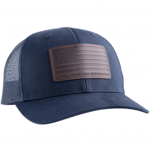 MAGPUL Standard Structured Leather Patch Navy Trucker Hat (MAG1212-410)