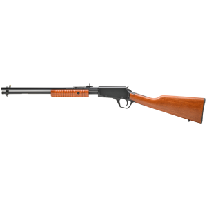 Rossi RP22, Pump, 22LR, 18" Barrel, Black, Wood Stock, Adjustable Sights, 15Rd RP22181WD