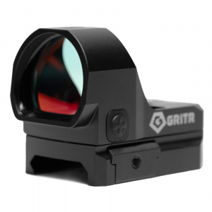 GRITR Caracara 3.0 MOA Single Red Dot Reticle Reflex Sight with Low Picatinny Mount