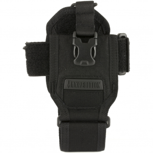 Maxpedition RDP Radio Pouch, Adjustable Side and Bottom Hook & Loop Straps, Adjustable Top Bungee, Black RDPBLK