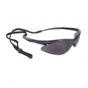 Radians Outback Glasses, Black Frame, Smoke Lens, With Cord OB0120CS