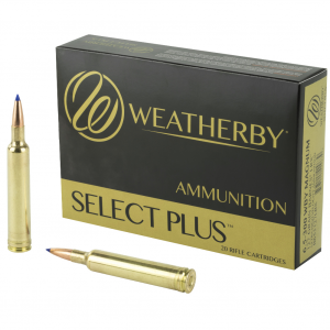 Weatherby Select Plus Ammunition, 6.5-300 Weatherby Magnum, 127 Grain, Barnes Long Range X, 20 Round Box, California Certified Nonlead Ammunition B653127LRX