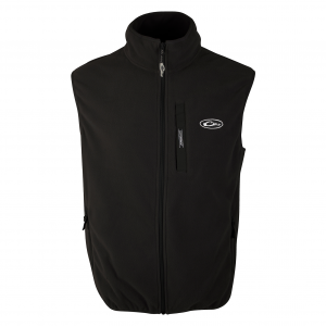 DRAKE Camp Black Fleece Vest (DW1603-BLK)