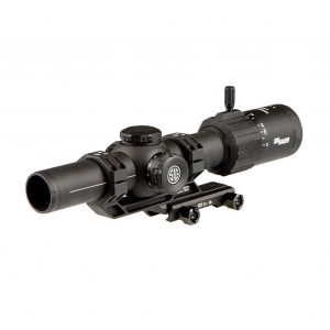 Sig Sauer Tango MSR, Rifle Scope, 1-8X24mm Second Focal Plane, 30mm Maintube, MSR-BDC8 Illuminated MOA Reticle, Black, Includes ALPHA-MSR Cantilvered Mount SOTM81000