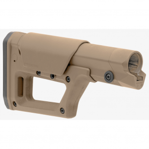 Magpul Industries PRS Lite Stock, Adjustable LOP (13.85-15.25" in .14" Increments), Adjustable Comb Height (Adjusts From Flush to +.8" in .1" Increments), Compatible With Carbine/SR25/A5 Receiver Extension Tubes, Flat Dark Earth MAG1159-FDE