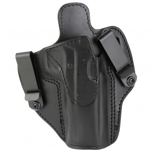 Tagua Tagua Crusader 2-In-1, Inside The Waistband/Outside The Waistband Holster, Right Hand, Leather, Black, Fits 5" 1911s TX-DCH-200