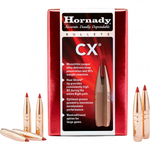 Hornady CX, Copper Alloy, .277/270 Caliber, 130 Grain, 50 Count 273704