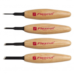 FLEXCUT Skew Micro Woodcarving Tool Set (MT200)