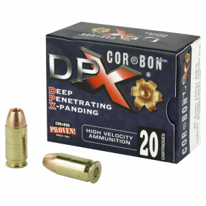 CorBon Deep Penetrating X Bullet, 45ACP, 160 Grain, Barnes X, +P, 20 Round Box DPX45160