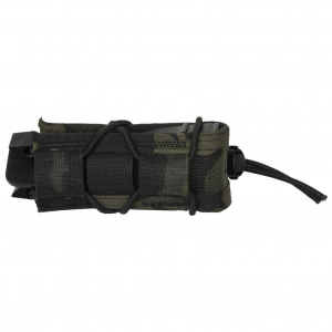 High Speed Gear Pistol TACO, Single Magazine Pouch, Molle, Fits Most Pistol Magazines, Hybrid Kydex and Nylon, Multicam Black 11PT00MB
