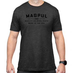 Magpul Industries Go Bang Parts, T-Shirt, XXLarge, Charcoal Heather MAG1112-011-2XL