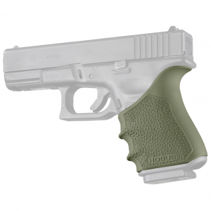 Hogue HandALL Beavertail Grip Sleeve, Fits Glock 19, 23, 25, 32, 38 Gen 3-4, OD Green 17041
