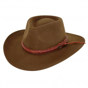OUTBACK TRADING Dusty Rider Wool Brown Hat (1379-BRN)