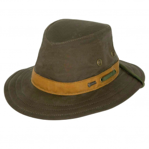 OUTBACK TRADING Willis Oilskin Sage Hat (1477-SAG)