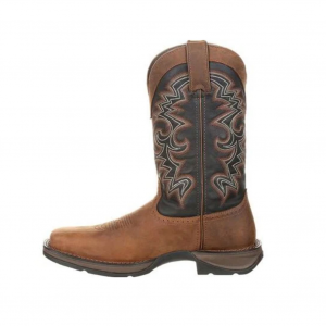 DURANGO Rebel Pull-On Chocolate/Midnight Western Boots (DDB0135)