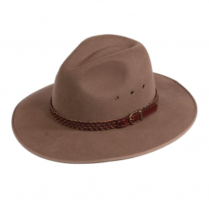 OUTBACK TRADING South Fork Wool Taupe Hat (1106-TAU)