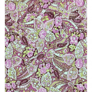 WYOMING TRADERS Calico Pink Paisley Regular Silk Scarf (CPP)