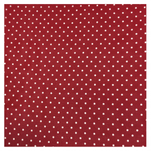 WYOMING TRADERS Cowboy Polka Dot Red Regular Silk Scarf (CR)