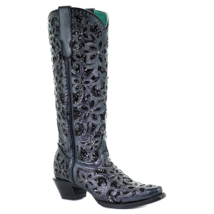 Corral CORRAL Women's Full Inlay and Studs Tall Top Boot (A3589-LD) - $298.00 at GritrSports