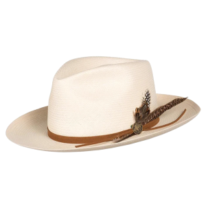 Stetson STETSON Women's Tallahassee Natural Shantung 3in Brim (TSTLHS-273081) - $117.99 at GritrSports