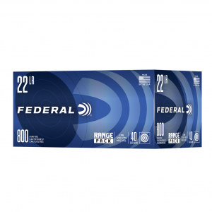 FEDERAL Range .22LR 40Gr LRN 800rd Box Ammo (729B800)