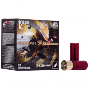 Federal HVF12H5 Hi-Bird Game Load 12 Gauge 2.75" 1-1/4 oz 5 Shot 25 Bx/ 10