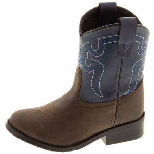 Smoky Mountain Boots SMOKY MOUNTAIN BOOTS Toddler Monterey Brown/Navy Western Boots (1759T) - $26.99 at GritrSports