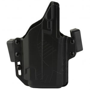 Raven Concealment Systems Perun, Outside Waistband Holster, Fits Sig P320C/X-Carry/M18 with Streamlight TLR 7/8, Polymer, Black, Ambidextrous, 1.5" Belt Loops PXP320CTLR7-8