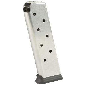 CMC Products Magazine, Railed Power Mag, 45 ACP, 8 Rounds, Fits 1911, Stainless M-RPM-45FS8