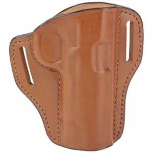 Bianchi Model #57 Remedy Open Top Leather Holster, Fits 1911 Commander, Tan, Right Hand 23940