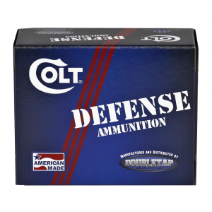 DoubleTap Ammunition Colt Defense, 45 ACP, 230Gr, Jacketed Hollow Point, 20 Round Box 45A230CT