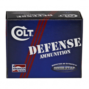 DoubleTap Ammunition Colt Defense, 9MM, 124Gr, Jacketed Hollow Point, 20 Round Box 9M124CT