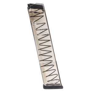 Elite Tactical Systems Group Magazine, 40S&W, 24 Rounds, Fits Glock 23/22/34, Clear GLK-22-170