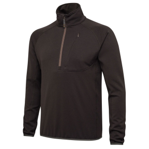BERETTA Men's Ceramic Face Fleece Brown Bark Pullover (P3561T219908AA)