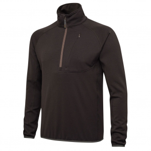 BERETTA Men's Ceramic Face Fleece Brown Bark Pullover (P3561T219908AA)