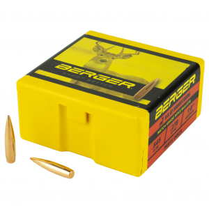 Berger Bullets VLD Hunting, .243 Diameter, 6MM/243 Winchester, 105 Grain, Boat Tail Hollow Point, 100 Count 24528