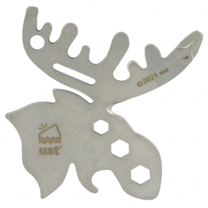 UST - Ultimate Survival Technologies Moose Tool, Multi Tool, Silver, Stainless Steel, Includes Carabiner 1156818