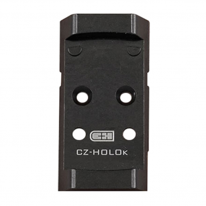 C&H Precision Weapons CHP Adapter Plate, Converts the CZ P-10 Optic Ready to the Holosun 407/507K, Anodized Finish, Black, Includes Mounting Hardware CZ-HOLOk