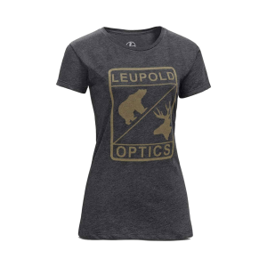LEUPOLD Women's Leupold Optics Scoop-Neck Graphite Tee (170561)