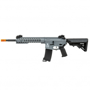 LANCER TACTICAL Gen3 10in Keymod Airsoft M4 Carbine Gray AEG Rifle (LT-19Y-G3)