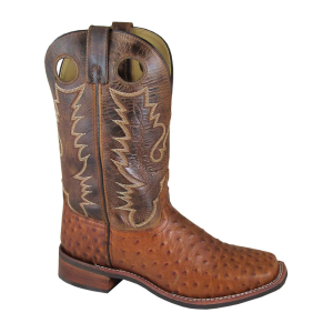 Smoky Mountain Boots SMOKY MOUNTAIN BOOTS Men's Danville Cognac and Brown Crackle Leather Western Boots (4048) - $132.00 at GritrSports